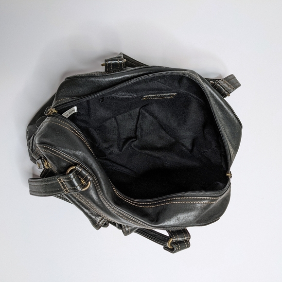 [❌ SOLD] FOSSIL Black Shoulder Purse Handbag - Picture 7 of 15